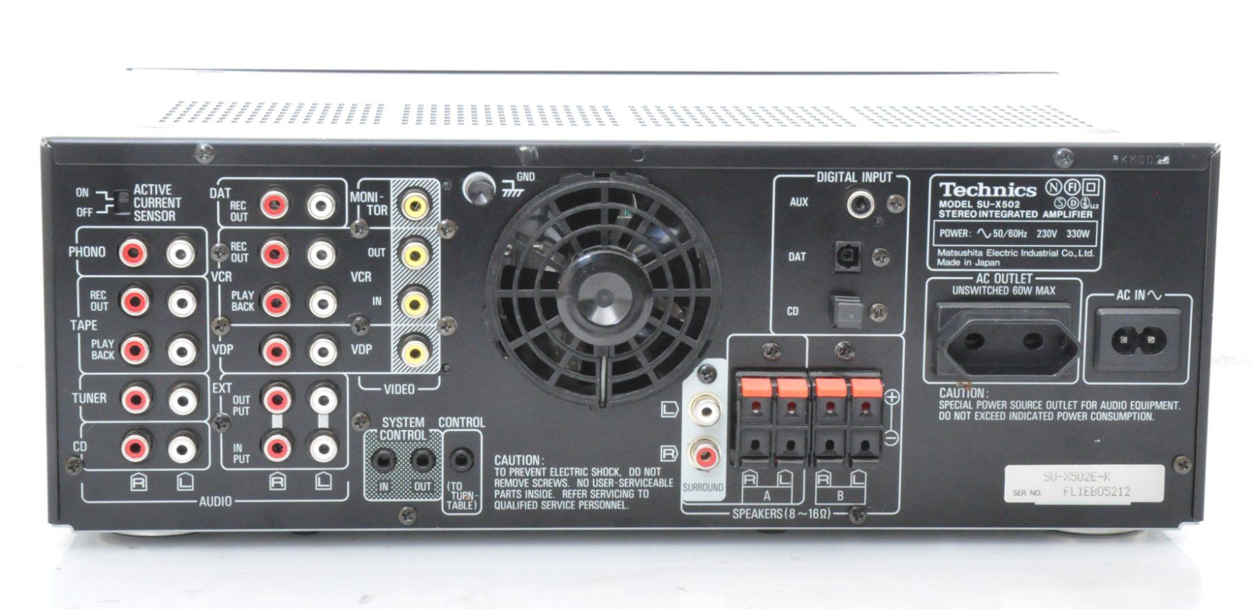 Technics Verstärker: Technics SU-X502 Stereo Integrated Amplifier – Gebraucht aus Oberglatt ZH von Kumar2 3