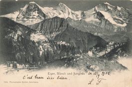 Eiger Mönch Jungfrau (BE) Alpenpanorama drei Gipfel