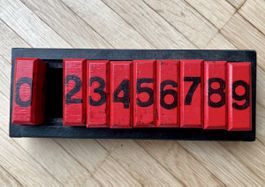 Eskatol Stempel Zahlen, 25mm, Vintage Zustand top!