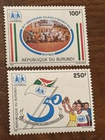 Briefmarken Burundi SOS Kinderdörfer 1999, 100F + 250F