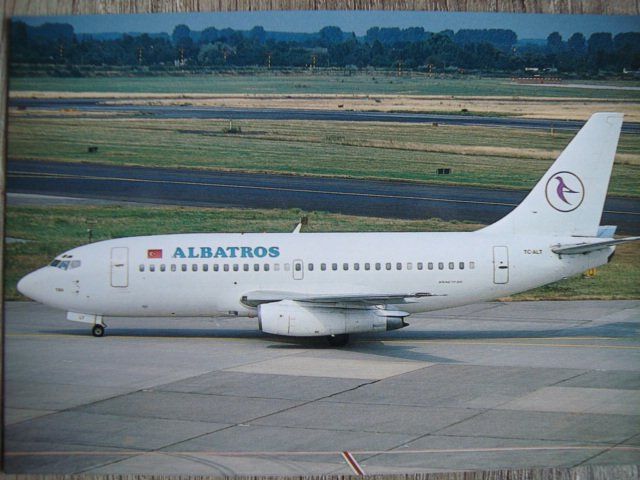 Cartoline postali: Albatros Boeing 737-248 TC-ALT – Nuovo e nell'imballaggio originale da Thun venduto da Abigboss