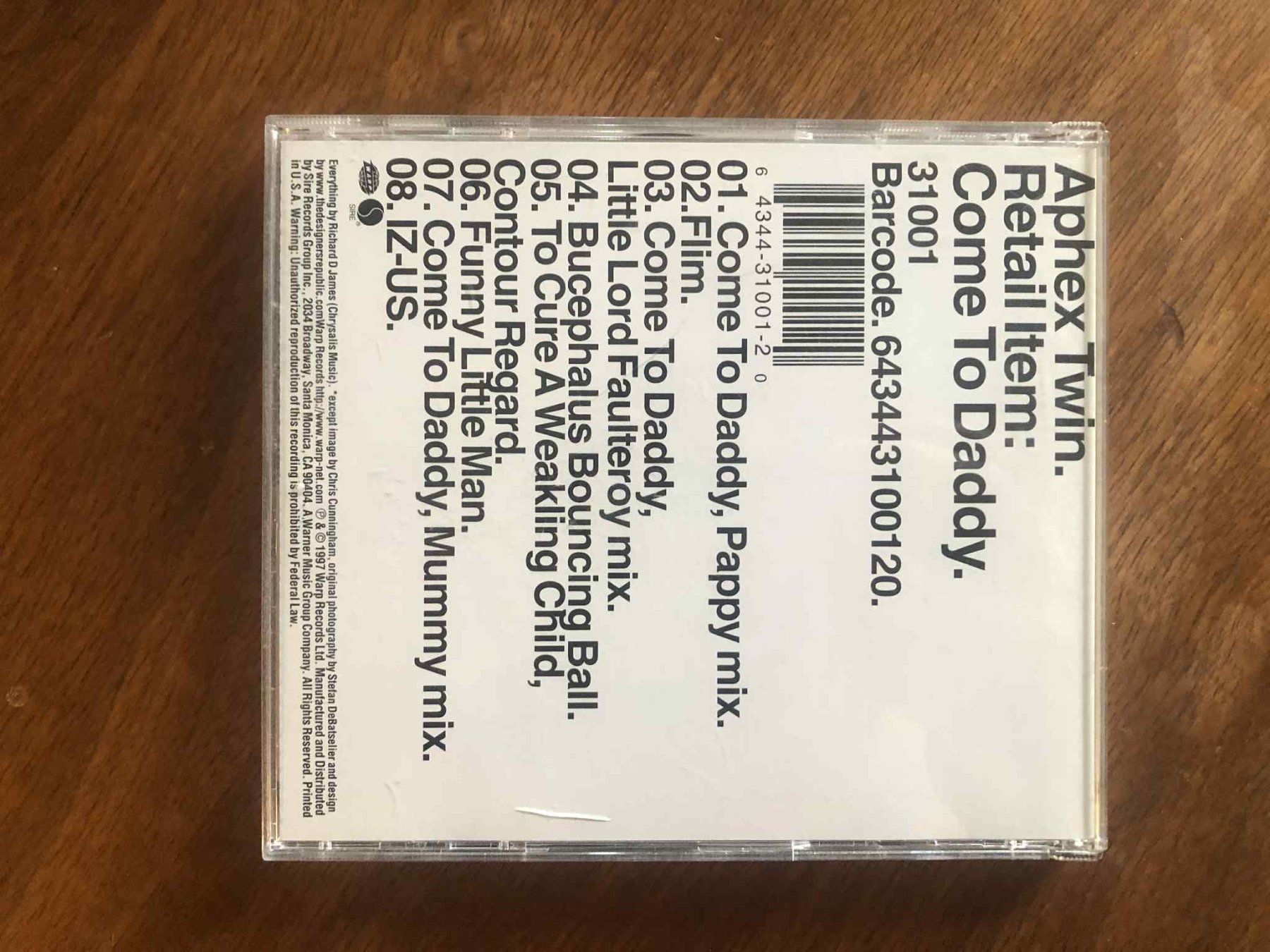 CDs: Aphex Twin – Come To Daddy – Gebraucht aus Lausanne von sim_bc8q 1