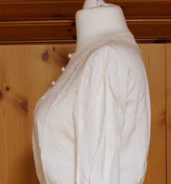 Camicette: Bluse naturweiss Gr. M – Usato da Flüelen venduto da Diversicum-Vintage 3