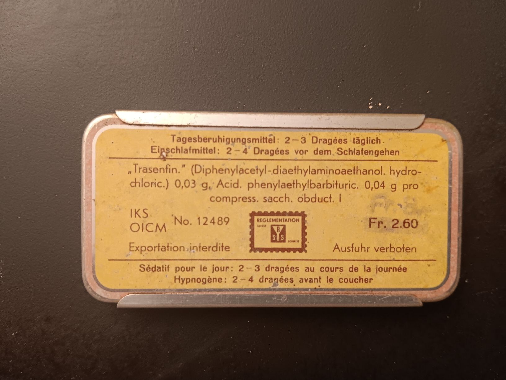 Altro in Cosmetici & Cura: ciba ancienne boîte médicament – Usato da Lausanne venduto da Grabock 1