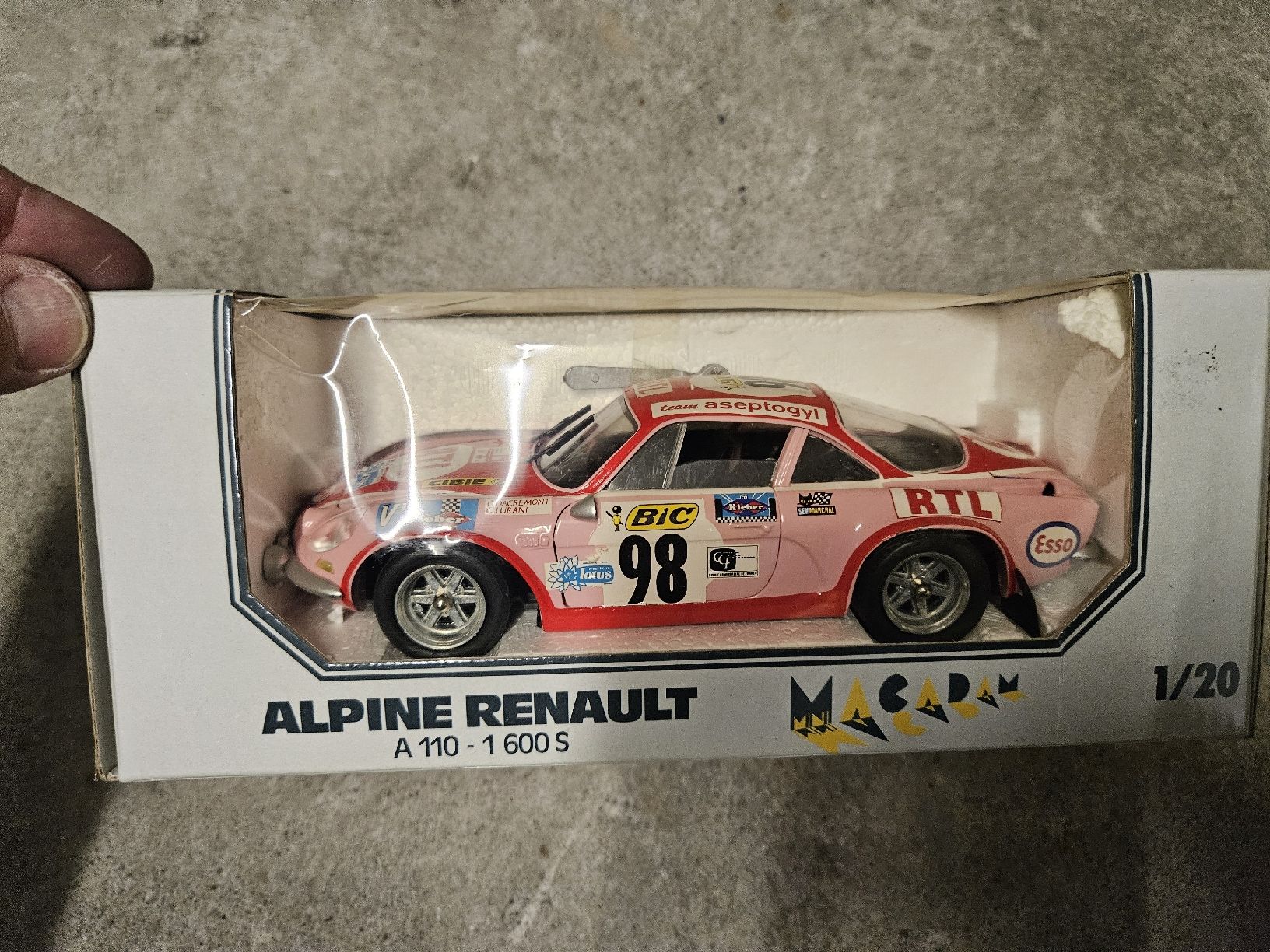 Alpine Modellini d'auto: Alpine Renault A110  1600 S Macadam Modellauto. – Nuovo (secondo la descrizione) da Dielsdorf venduto da toe51664 5