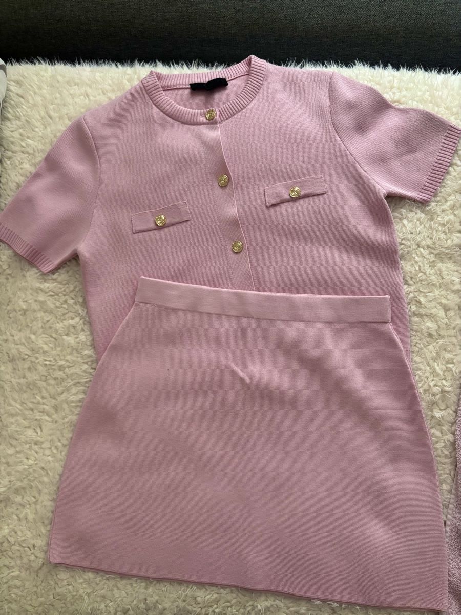 Zara Kleiderpakete: ZARA rosa Strickset Grösse L – Neu (gemäss Beschreibung) aus Arbon von Viktoriaa