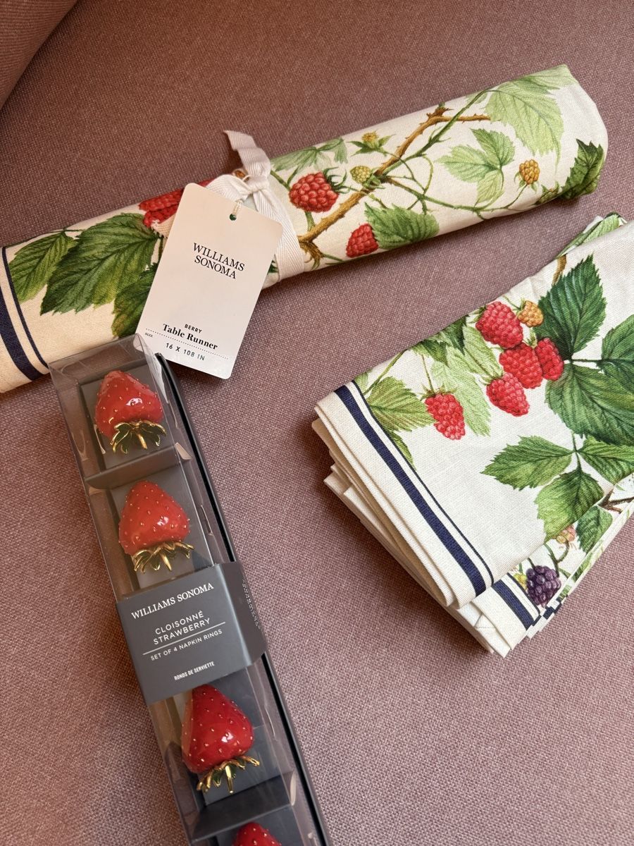 Set di tavolo e panche: Williams Sonoma Tischset – Nuovo e nell'imballaggio originale da Zürich venduto da tina_lea