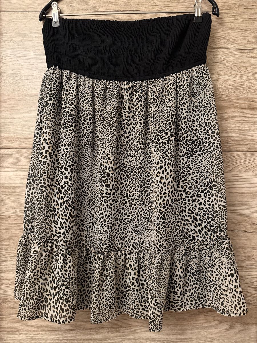 Vestiti: Kurzes Kleid Leoprint Gr. M – Usato da Au ZH venduto da FMRF