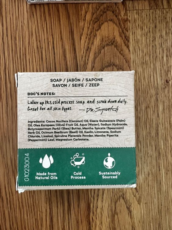 Dr. Squatch Seife Spearmint Basil Kaufen auf Ricardo