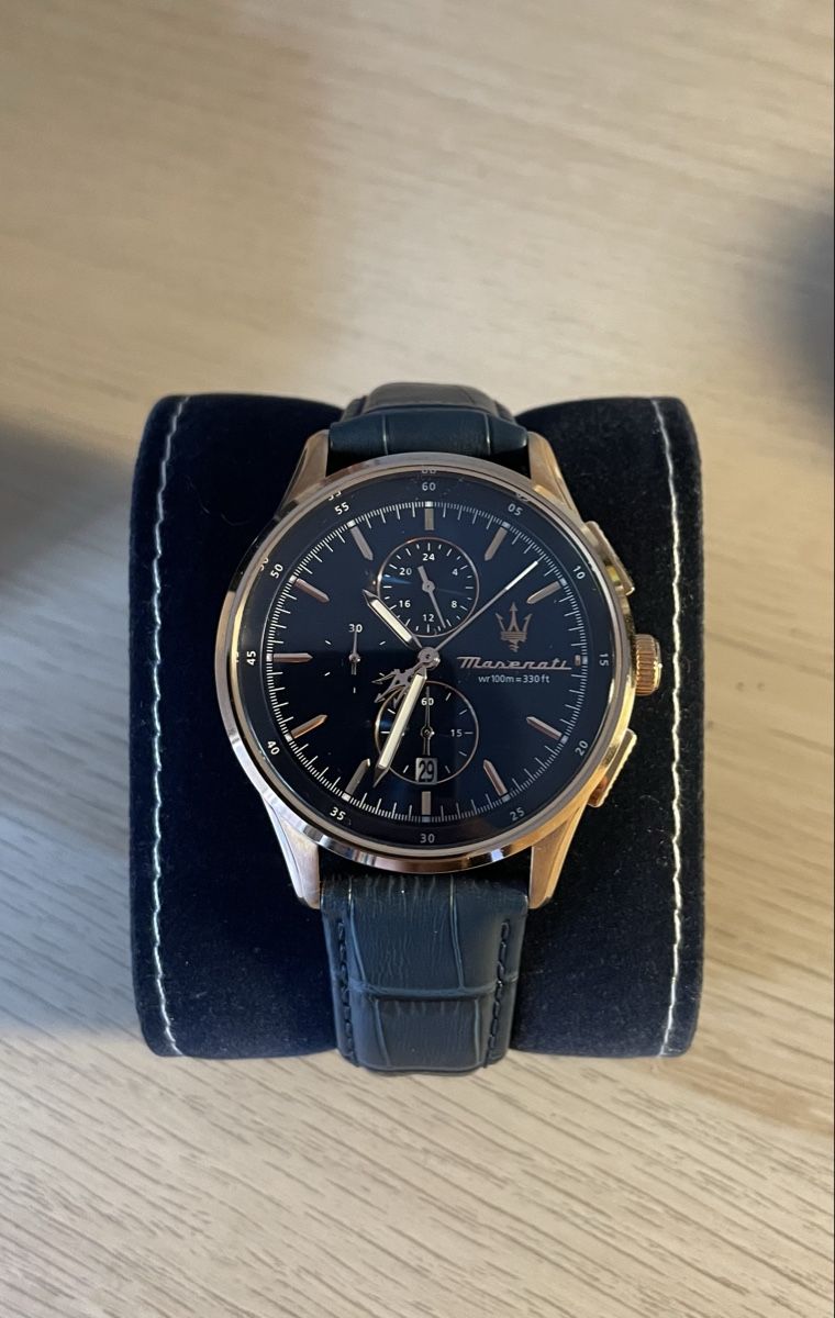 Maserati Orologi: Maserati Sorpasso Uhr, rosé/blau – Nuovo (secondo la descrizione) da Zürich venduto da barale_00 1