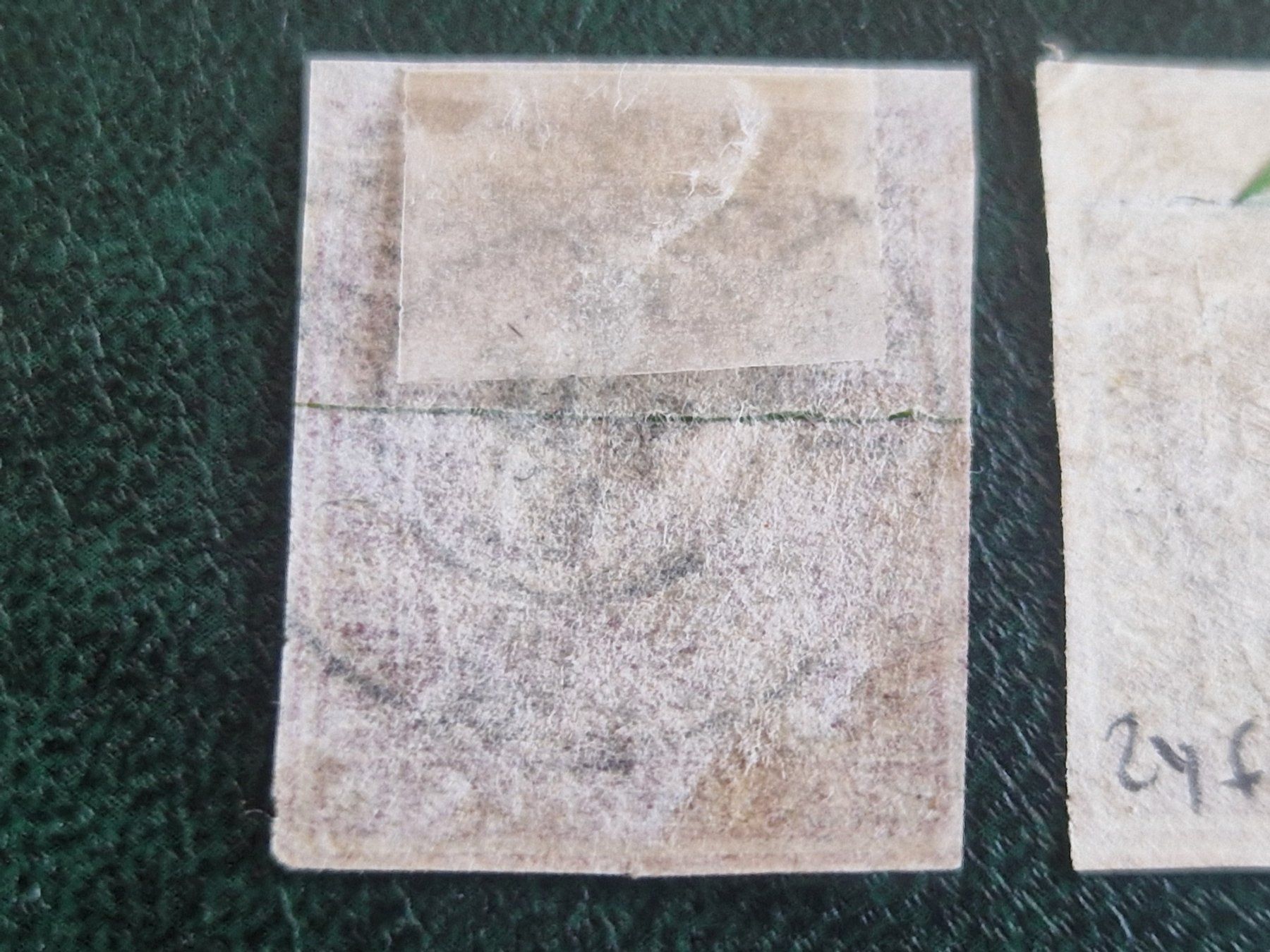 Alle Briefmarken: Strubel 24F, 2 St., 1x sig., ab 1.- – Gebraucht aus Burgdorf von Glossy01 5