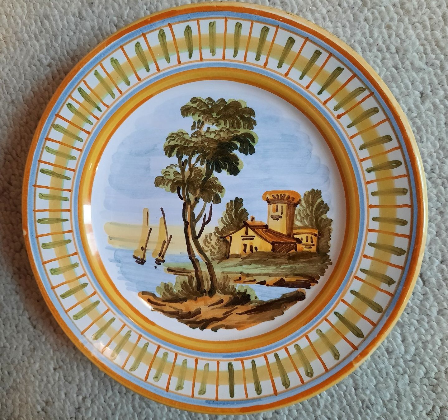 Piatti: Wandteller Keramik - Durchmesser 18.5cm – Usato da Steffisburg venduto da pbegger