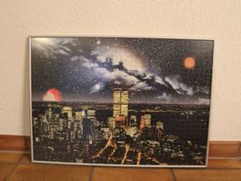 Puzzlebild im Alu-Rahmen