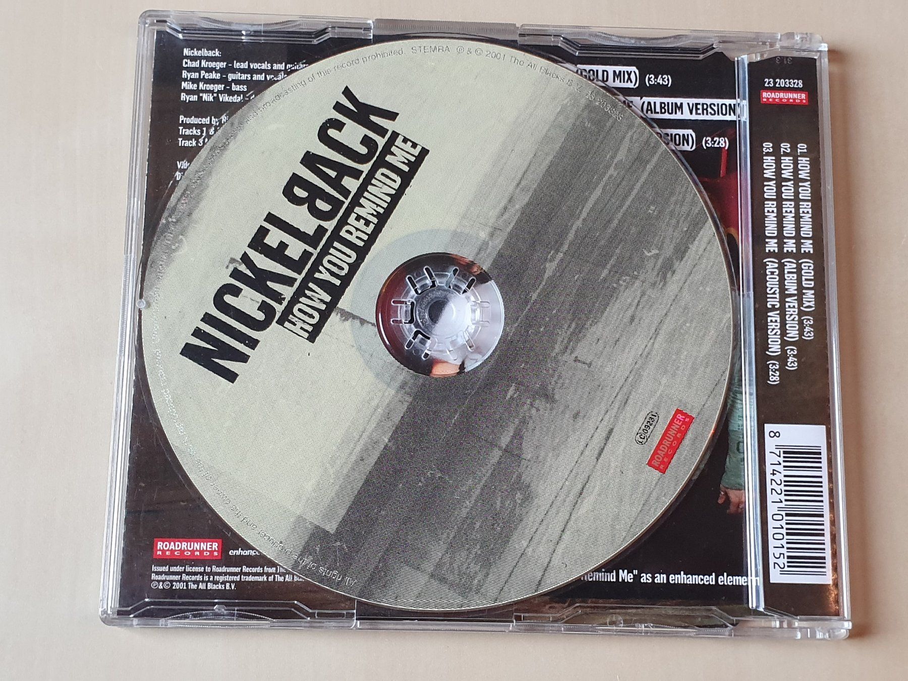 CD: Nickelback How You Remind Me – Usato da Stansstad venduto da collectorsshop 1