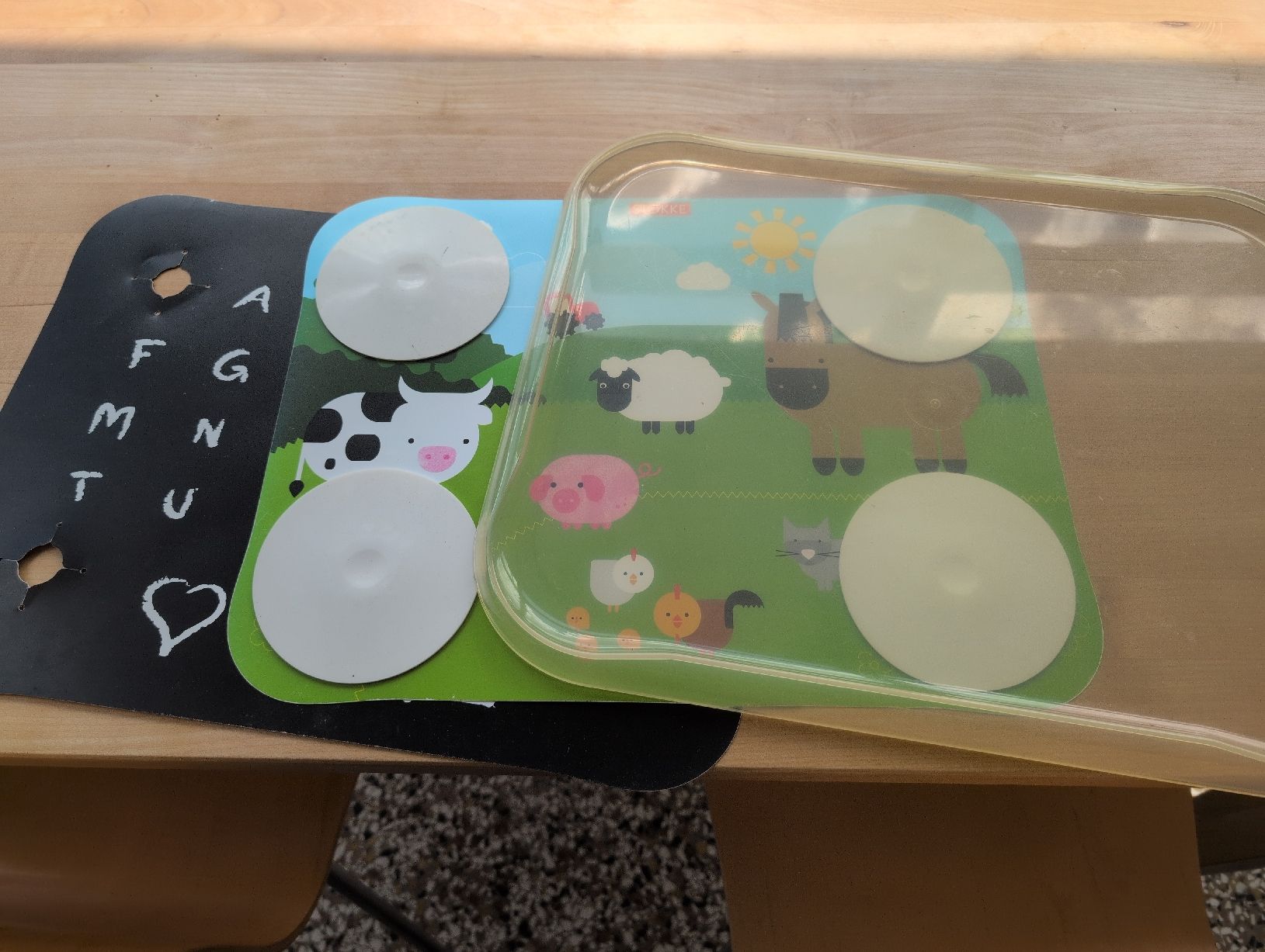 Set di tavolo e panche: Stokke Table top Tischset – Usato da Winterthur venduto da Uprobst 1