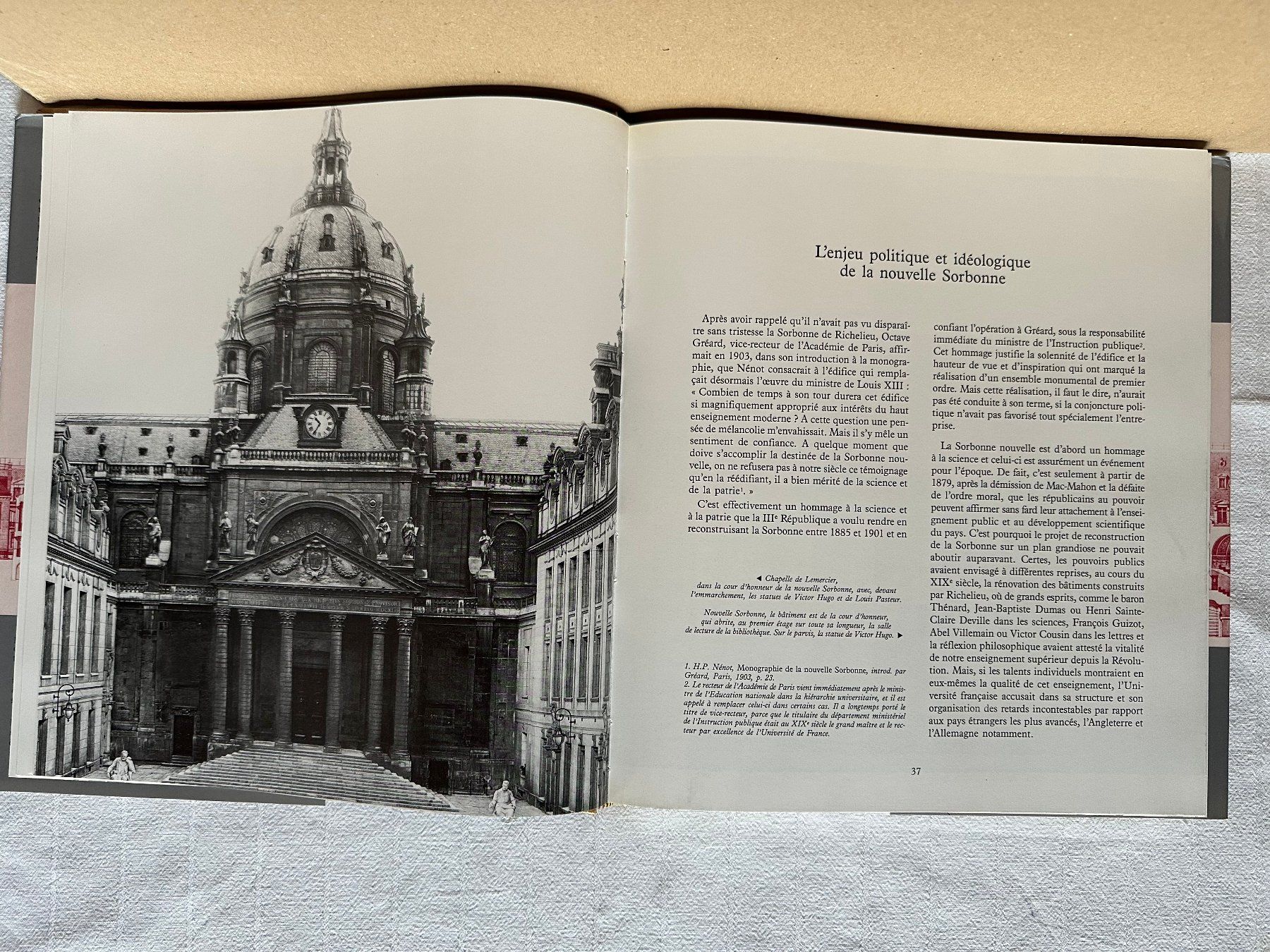 Bücher: Livre "La Sorbonne et sa reconstruction" – Gebraucht aus Ste-Croix von mjmg 3