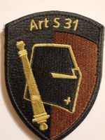 Artillerie Badge Art RS 31 alte Abzeichen Klett neu