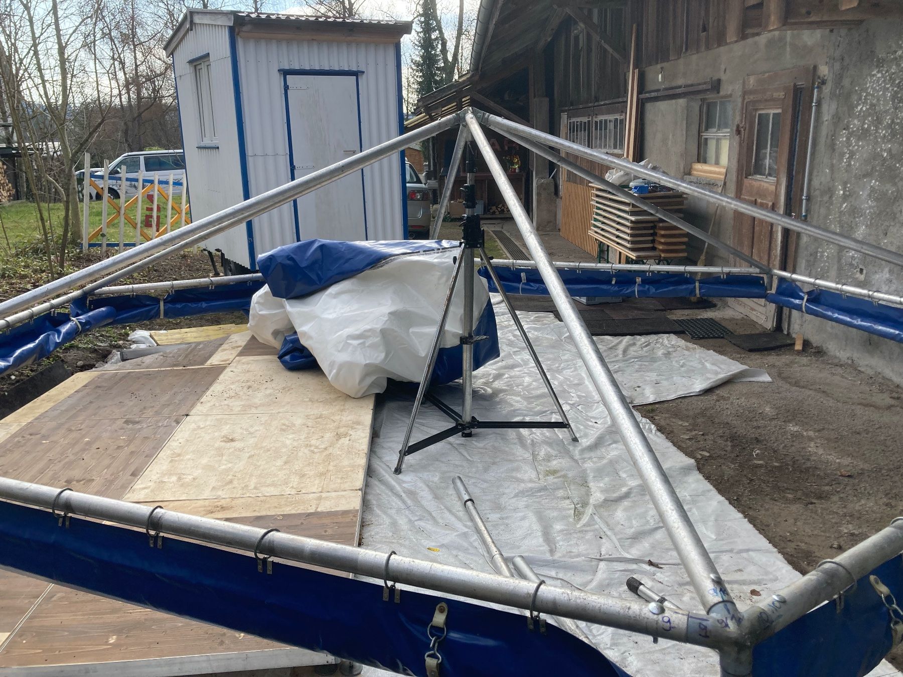 Tende & Padiglioni: kleines spezielles Theater- oder Festzelt – Usato da Volketswil venduto da Circus65 1