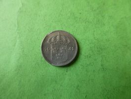 Schweden 1941, 10 Oere    Silber