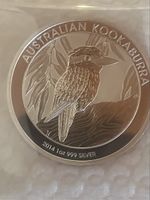 Silbermünze Australian Kookaburra 2014 1oz 999 Silber