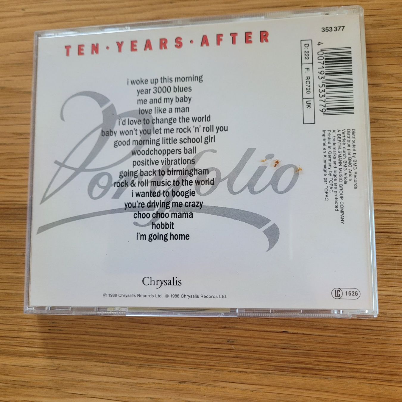 CDs: CD Ten Years After A Hisory – D'occasion à Biel/Bienne par Destockweb 2