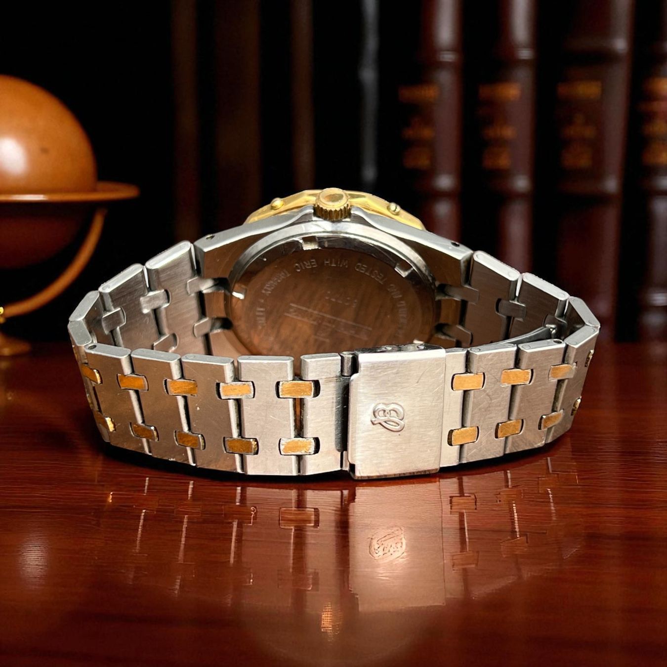 Breitling Orologi: Breitling Tabarly Blue Dial 35 mm Gold & Steel – Usato da Apples venduto da the_7jtf 4