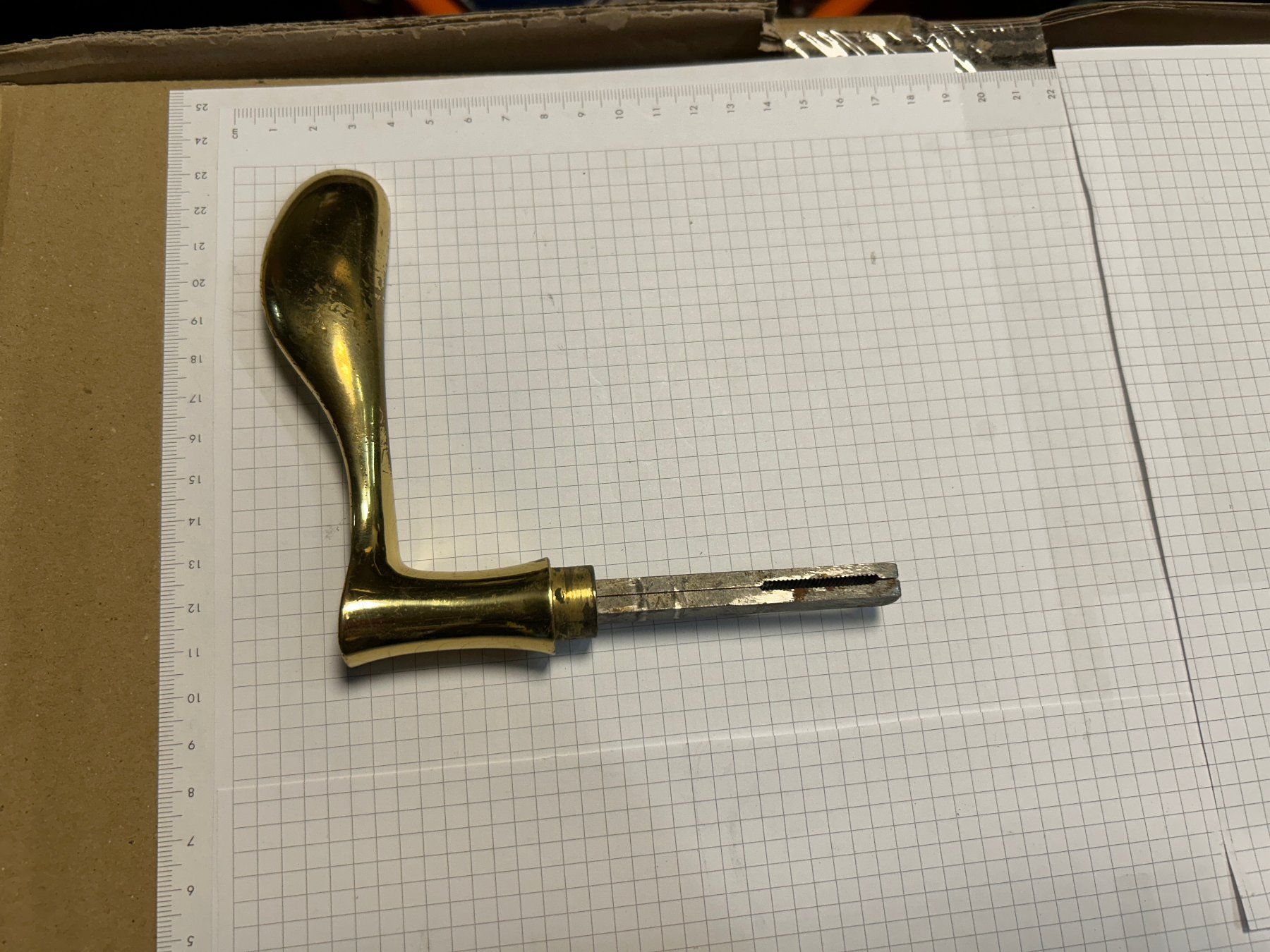 Eisenwaren: Türdrücker, Stiftteil, Messing – Neu (gemäss Beschreibung) aus hägendorf von hsh4614 3