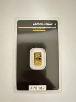 Argor-Heraeus Goldbarren 1g 999.9 neu im Blister
