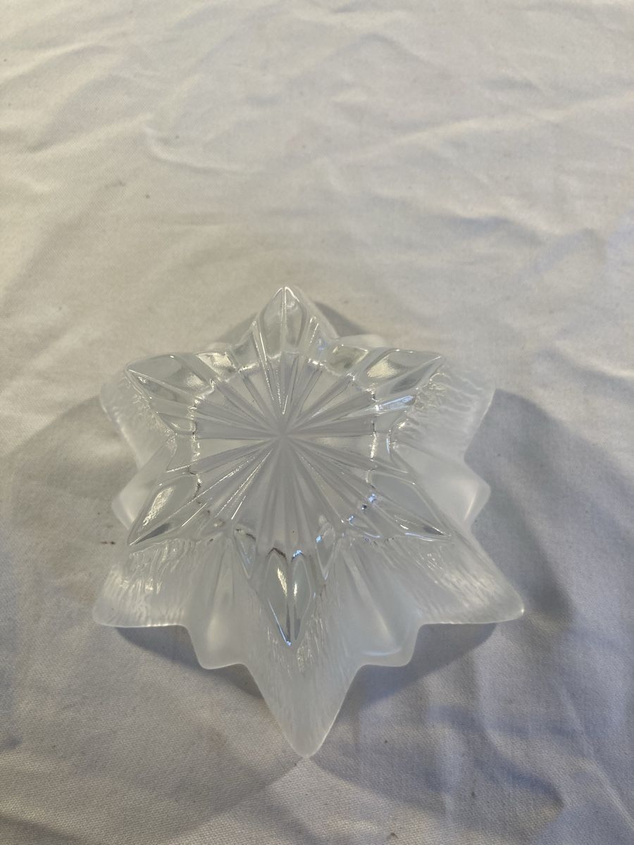 Portacandele: Teelichthalter aus Glas in Sternform, – Nuovo (secondo la descrizione) da Aarwangen venduto da to-hirschi 1