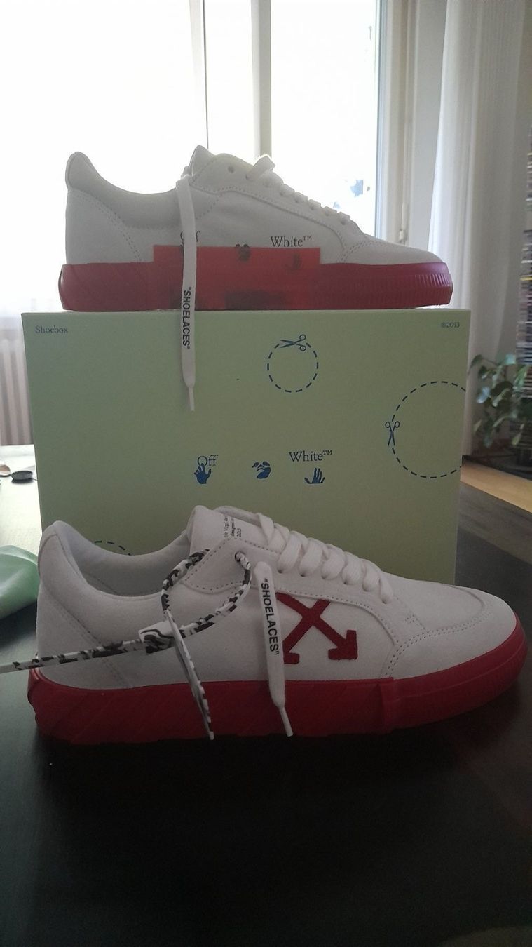 Off-White Herrenschuhe: OFF WHITE Low VULC White RED AW20 – Neu und originalverpackt aus gränichen von baktus1 2