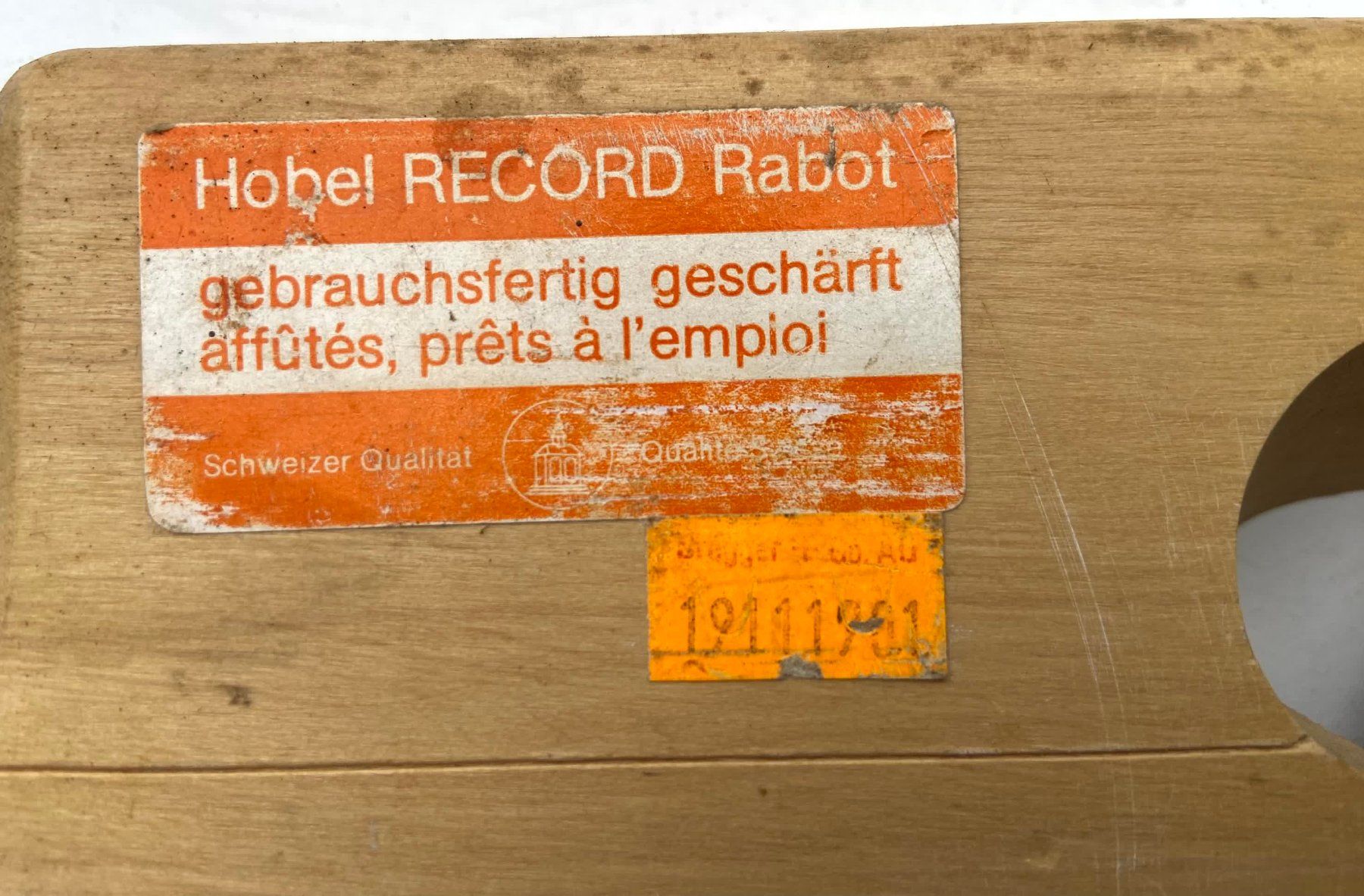 Tutti gli attrezzi: Diverse, alte Holzhobel – Usato da Reinach AG venduto da e5734h 1