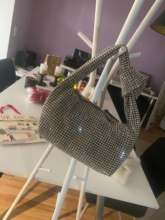 Luxus glitzer funkel Strass Diamant Designer Beutel Tasche