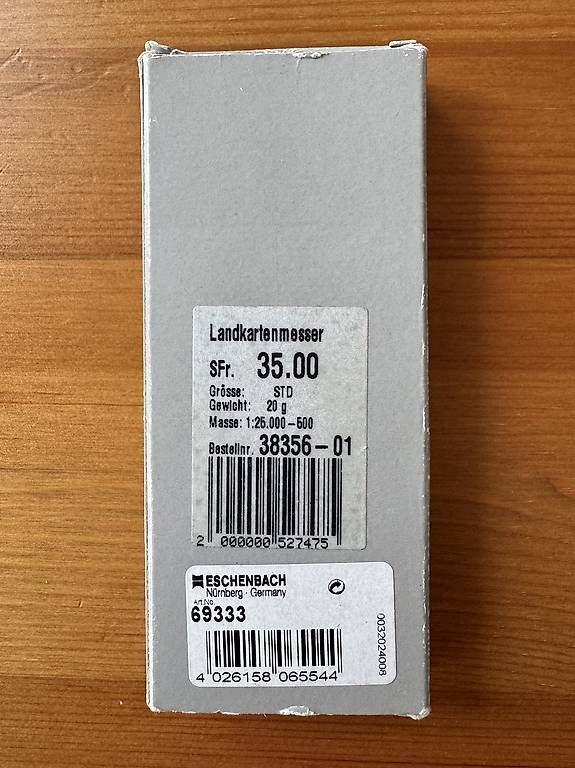 Eschenbach Misurare: Landkartenmesser – Nuovo (secondo la descrizione) da Belp venduto da mar_d6w8 4