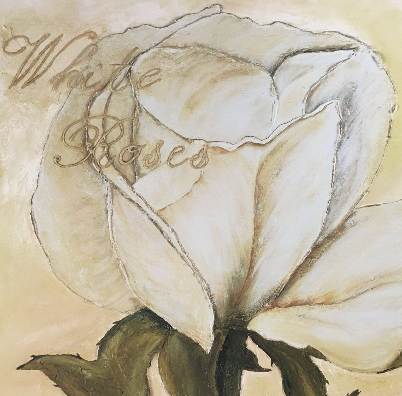Grafiken & Lithographien: Heidi Gerstner 2 Lithographien: "White Roses und Red Roses" – Gebraucht aus Nennigkofen von Schamane75 2