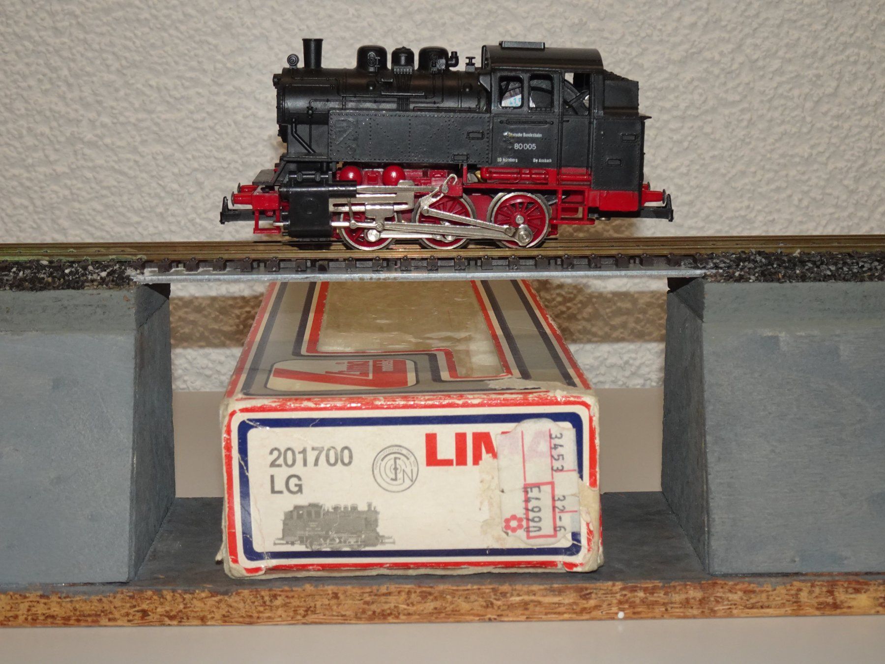 LIMA 201700 LG Dampflok DB BR80 005 H0 DC (Defekt) in Hinwil für CHF 1 ...