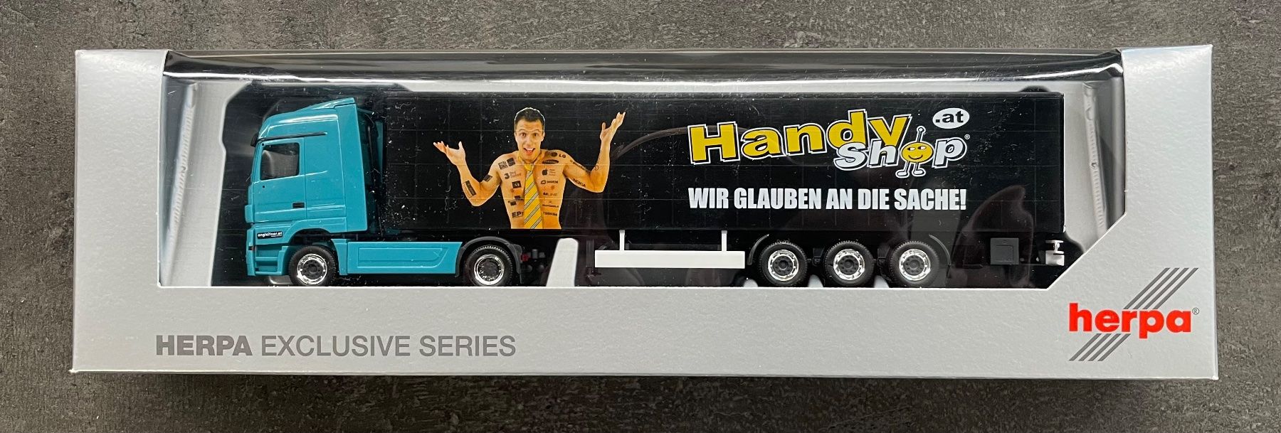 Herpa Kit di modellismo & Modellini statici: Herpa Truck 288651 ""Angleitner" – Nuovo e nell'imballaggio originale da Sursee venduto da Toni-SpielSursee