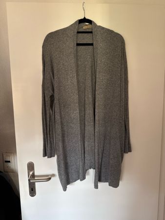 Feinstrick-Cardigan, grau, onesize, Top Zustand!