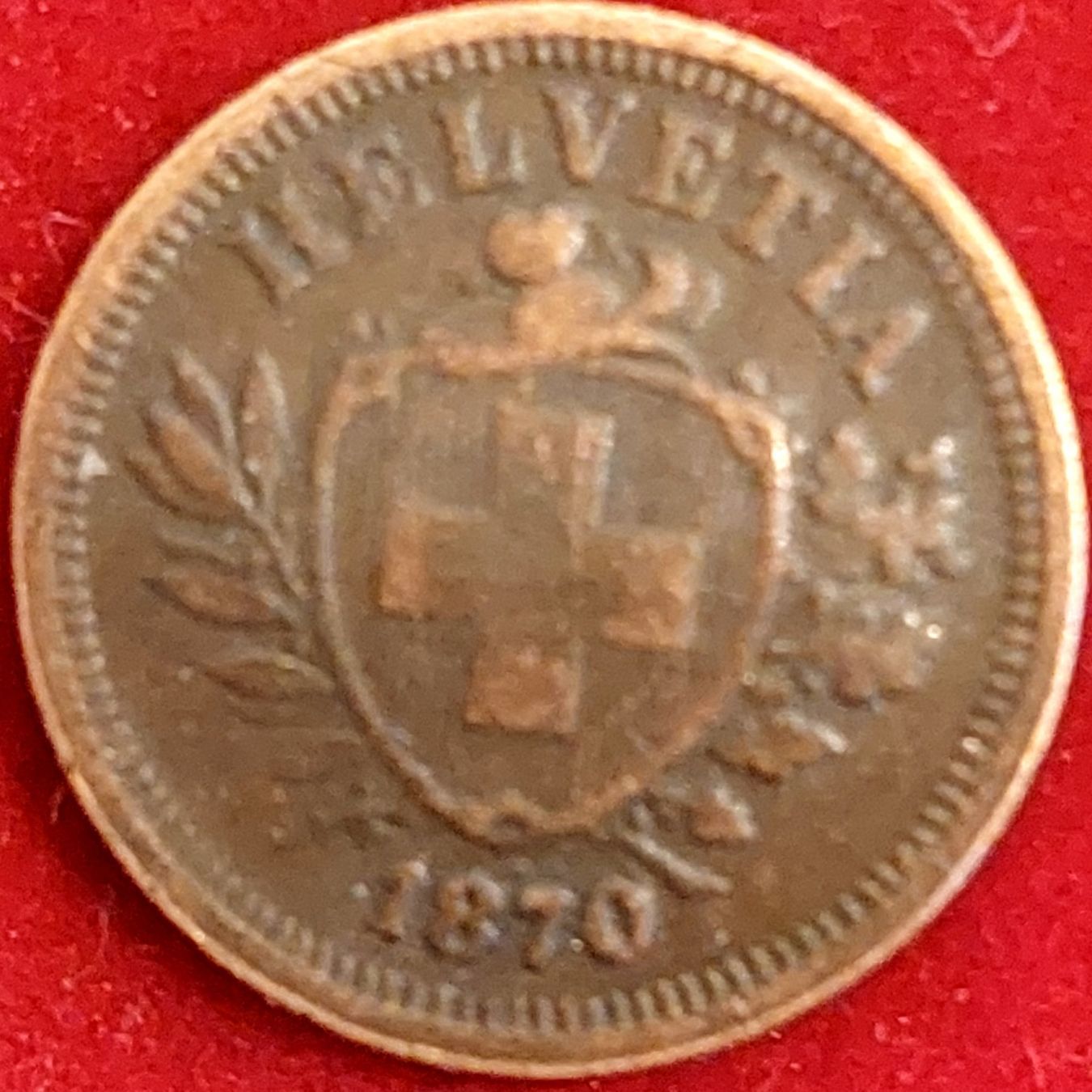 Tutti le monete: 1 Rappen 1870 (Replica) – Usato da Arch venduto da repros