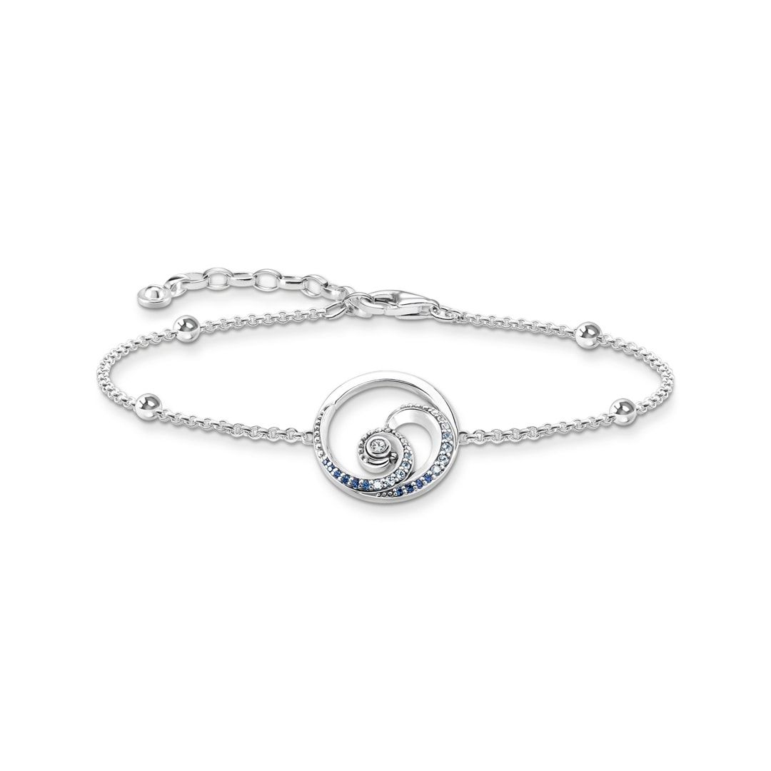 Thomas Sabo Armbänder & -reifen: Thomas Sabo bracelet Wave with stones – Neu (gemäss Beschreibung) aus Pfungen von Coco_ch