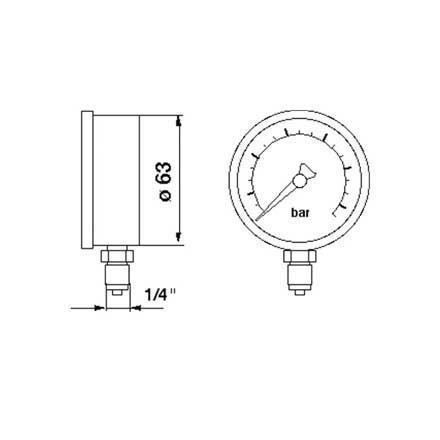 Technique médicale: Manometer 25 Bar – Neuf avec emballage d'origine à Büren/ So par u.limacher 3