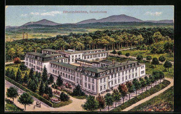 Cartoline postali: AK Rheinfelden, Sanatorium, 1924 – Usato da Berlin venduto da bartko-reher