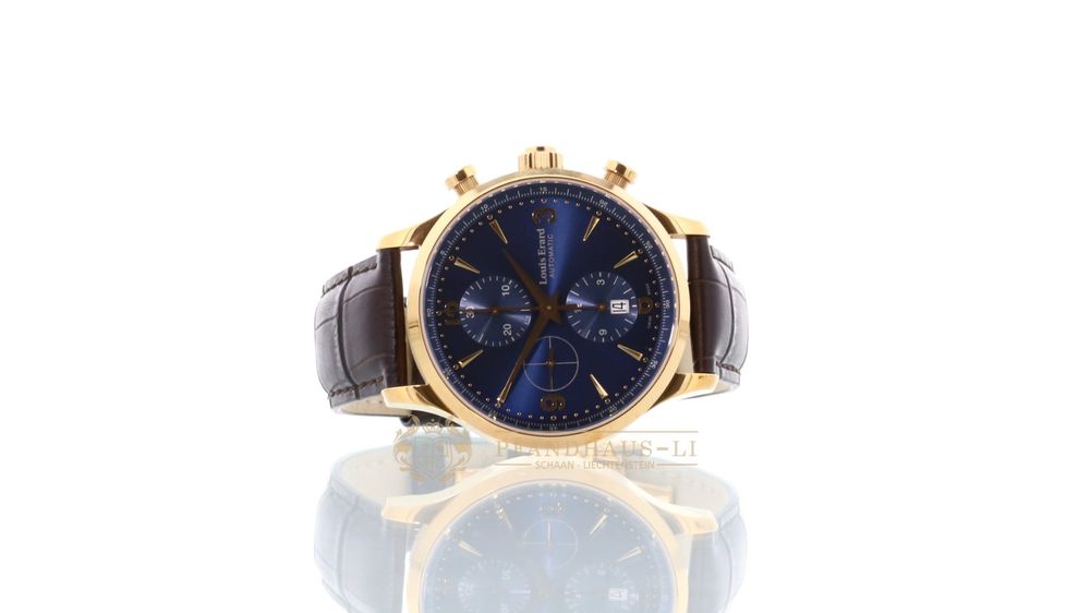 Louis Erard 1931 Chronograph Automatic Blue Dial Mens Watch 78225PR15.BRC37