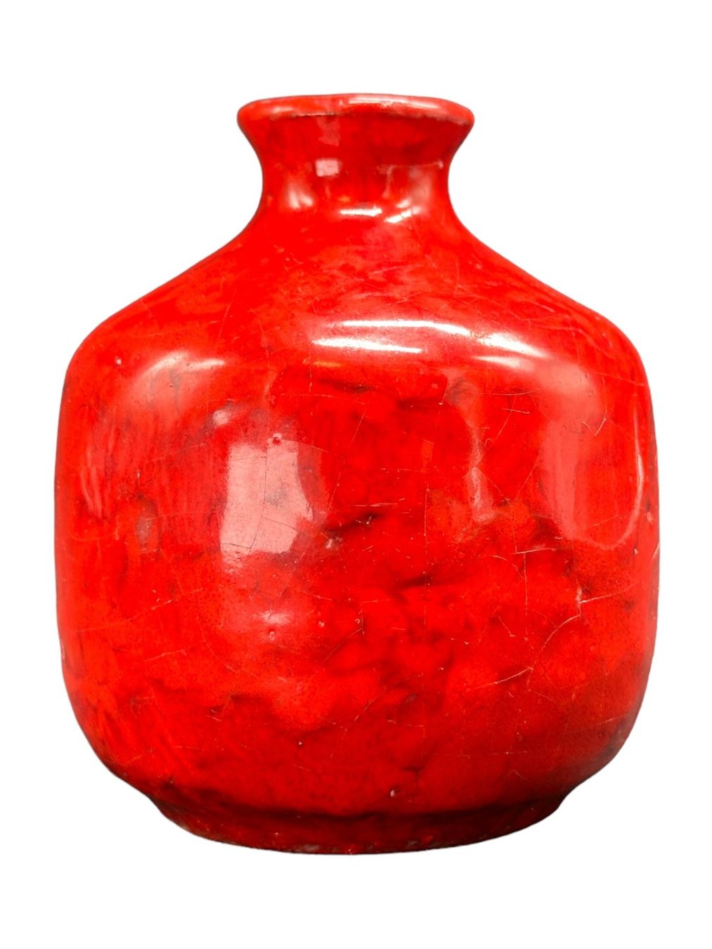 Vasi & Recipienti: Hafner Lucette - Superbe petit vase en grés émaillé rouge – Usato da Morges venduto da MeeBee 3