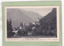 Wimmis Schloss und Kirche 1918