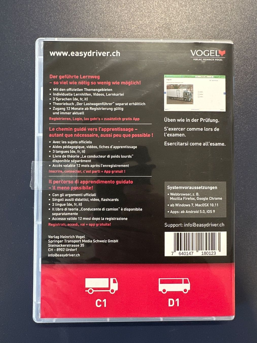 Software: Fahrschule Lernsoftware Transporter/Wohnmobil neu – Nuovo e nell'imballaggio originale da Affoltern am Albis venduto da chreche 1