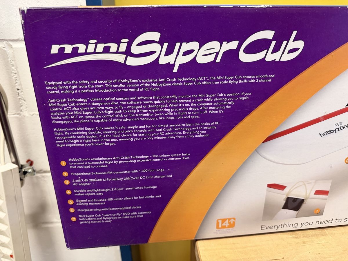 Modellbausätze & Standmodelle: HobbyZone Mini Super Cub - Anfängerfreundliches Flugzeug! – Neu und originalverpackt aus Strengelbach von RaenAntikDesign 1