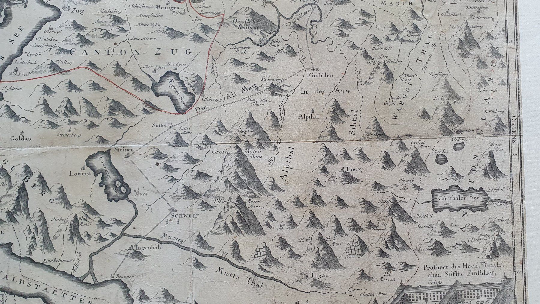 Cartine & Atlanti: Antike Landkarte Schweiz 1767 – Usato da Kreuzlingen venduto da Rschweiz1 3