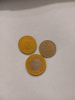 Lot de 3 pièces ancienne monnaie 10, 100 fil, 50 Bahrain