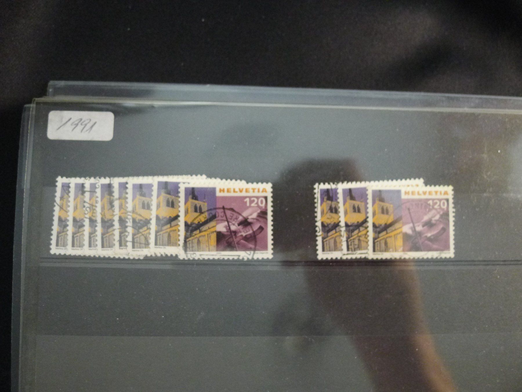 Alle Briefmarken: Schweizer Dubletten Posten auf 9 Steckkarten – Gebraucht aus Dagmersellen von wyss1982 2