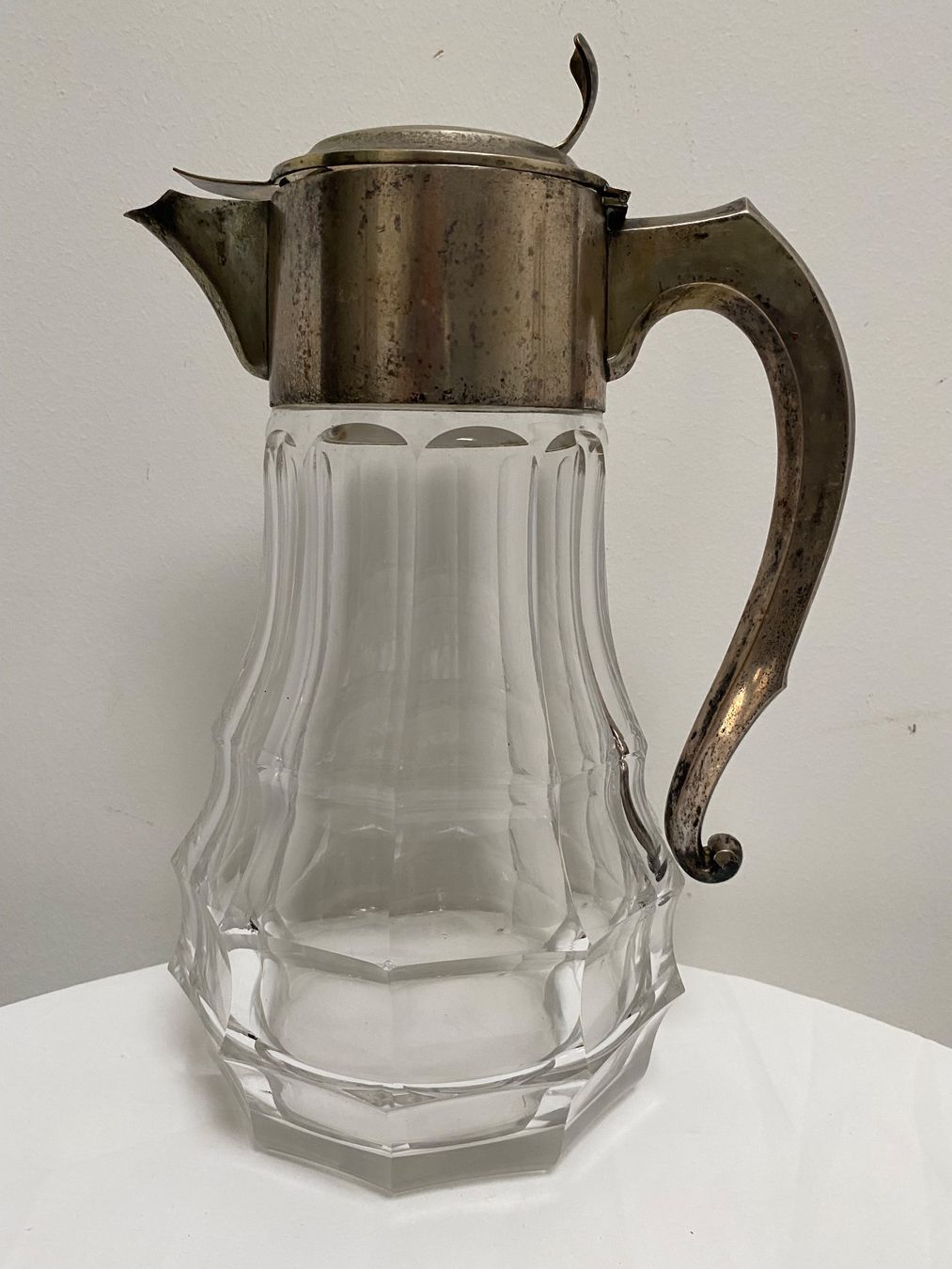 Caraffe: Glaskaraffe mit 800er Silbermontur – Usato da Basel venduto da ota_2f9m 3